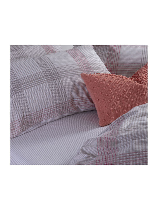 Nef-Nef Homeware Sheet Sets Single 170x270cm. Bradford Coral 3pcs