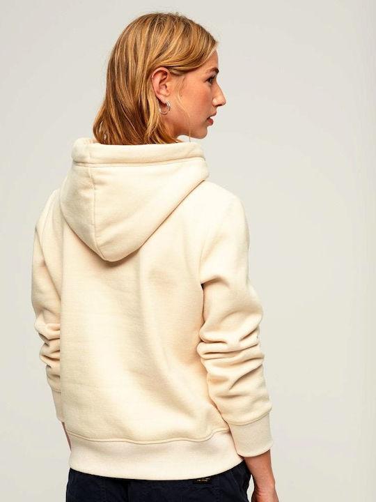 Superdry Women's Hooded Sweatshirt Beige