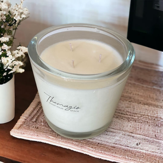 Themagio Aromatic Soy Candle in a White Jar 700g 25550.7