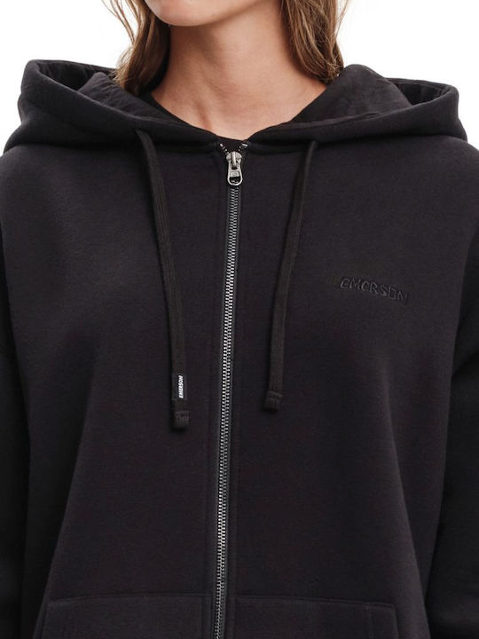 Women's Hooded Cardigan Black