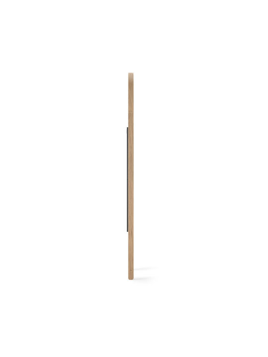 Umbra Oglindă De Podea Arcuită Cu Cadru Din Lemn Bej 196x45cm