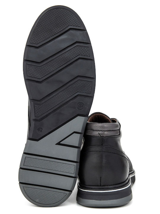 Piele Negru Ghete barbati