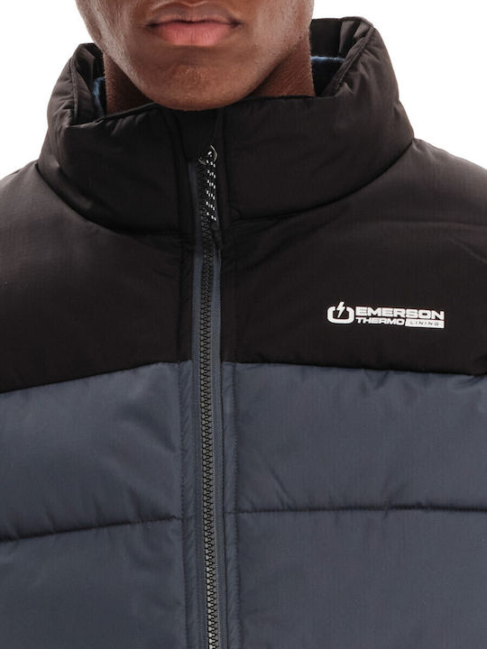 Sleeveless Winter Jacket Puffer Waterproof Dark Grey