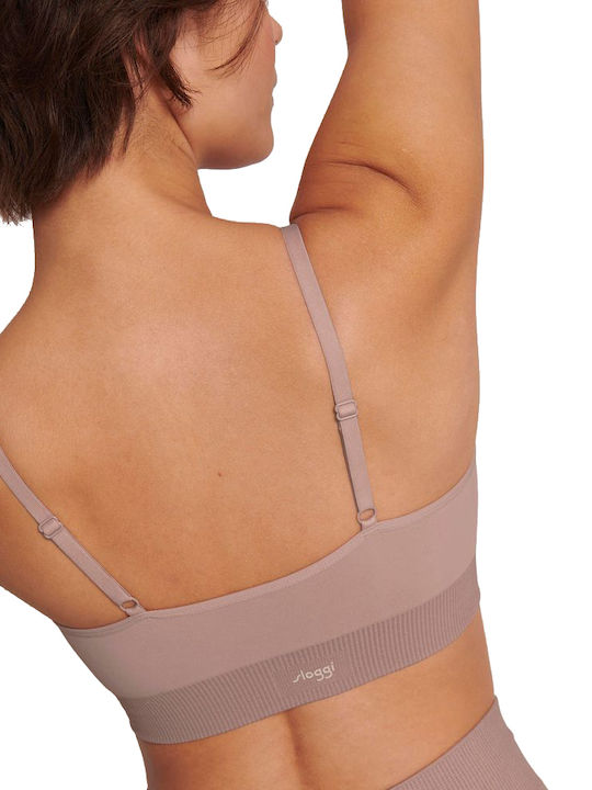Ever Infused Women's Bra without Padding Beige