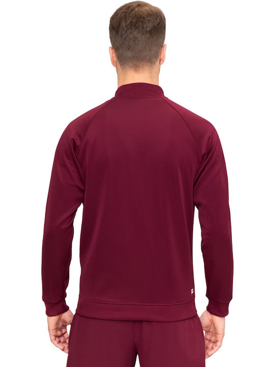 Bidi Badu Herren Winter Jacke Lässig Burgundisch