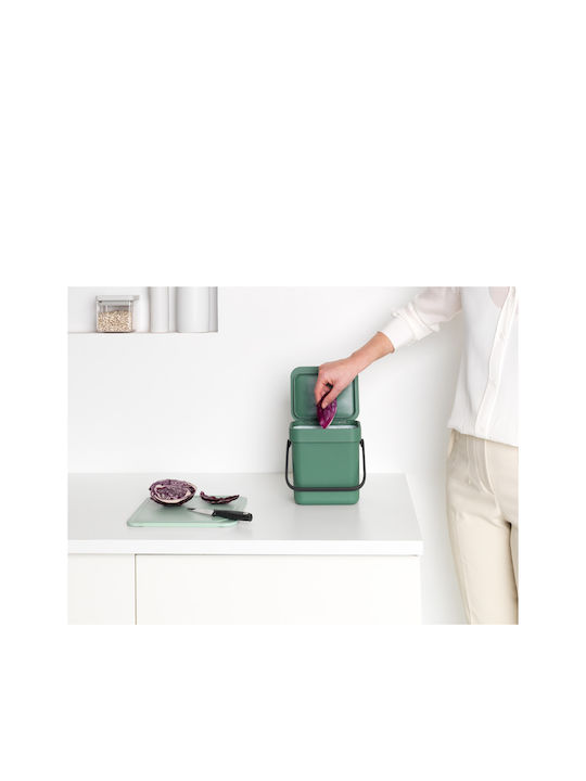 Brabantia Sort&Go Пластмаса Банята кошче 3лт Зелен
