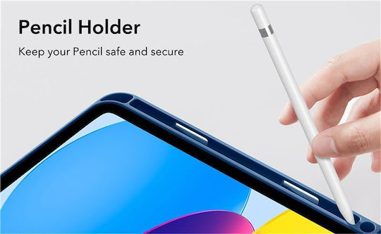 ESR Rebound Pencil Flip Cover Navy Blue (iPad 2022 10.9'')