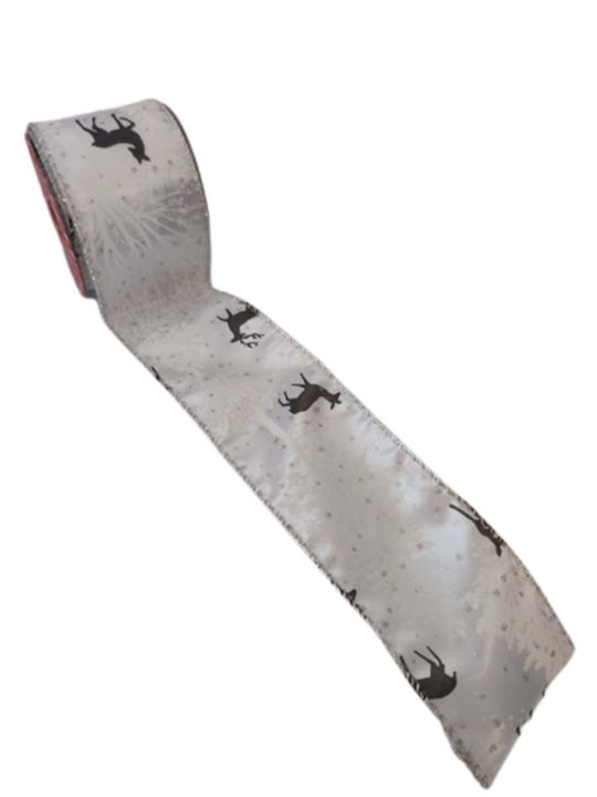 Christmas Ribbon Transparent 300x8cm 1pc