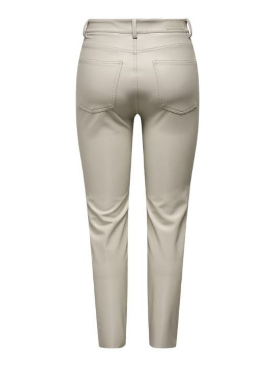 Hw Women's Fabric Trousers Ivory