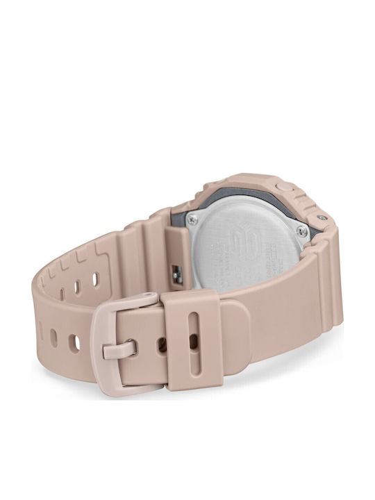 Casio G-shock Damen Uhr mit Rosa Kautschukarmband
