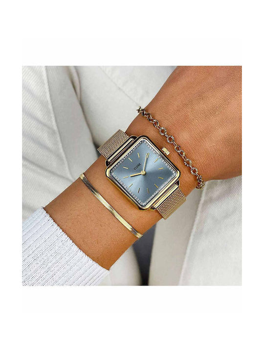Cluse Watch with Gold Metal Bracelet