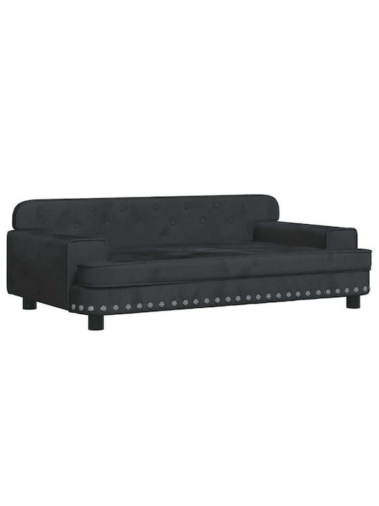 vidaXL Sofa Dog Bed Black 90x53cm.