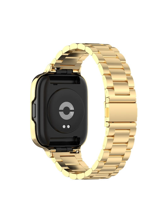 2 in 1 Strap Stainless Steel Gold (Redmi Watch 3 Active)