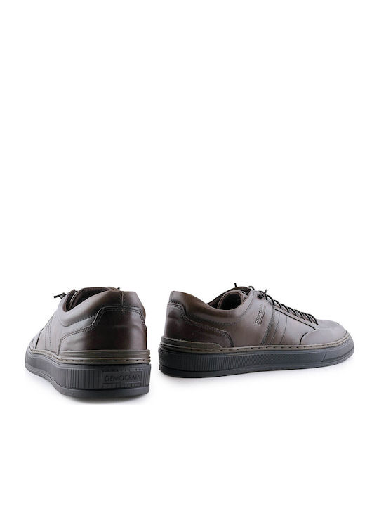 Herren Freizeitschuhe Braun Leder