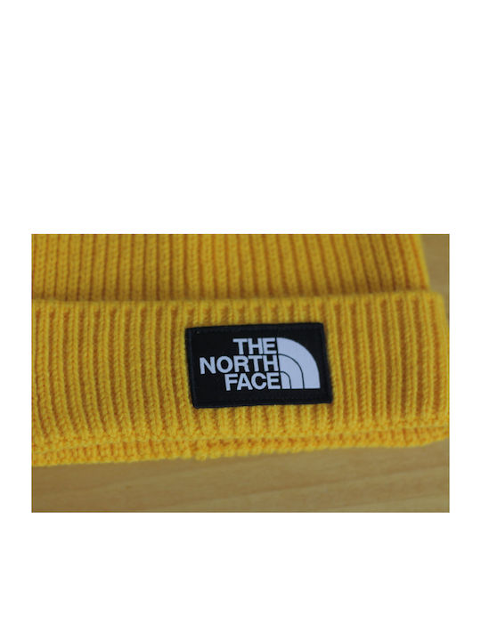 The North Face Knitted Beanie Cap Gold