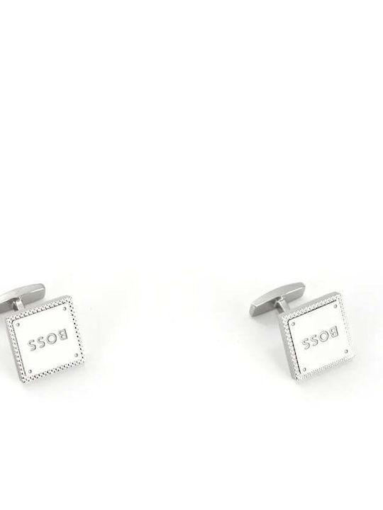 Boss Cufflinks in Silver Color Boss Cufflinks in Silver Color