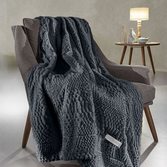 Σετ Ριχτάρι Τριθέσιο Crusty Carbon 170x300 + Μαξιλαροθήκη 48x48+3 Σετ Ριχτάρι Τριθέσιο Crusty Carbon 170x300 + Μαξιλαροθήκη 48x48+3