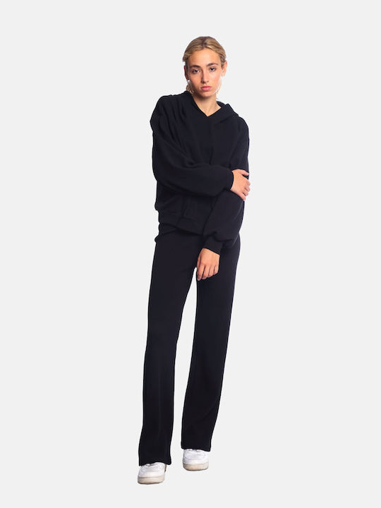 Paco & Co Set Women's Sweatpants Black