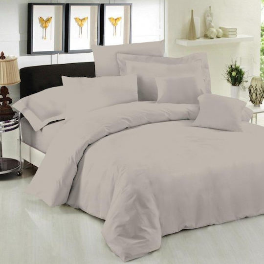 Le Blanc Kissenbezug-Set mit Umschlagumschlag Light Grey 50x70cm.
