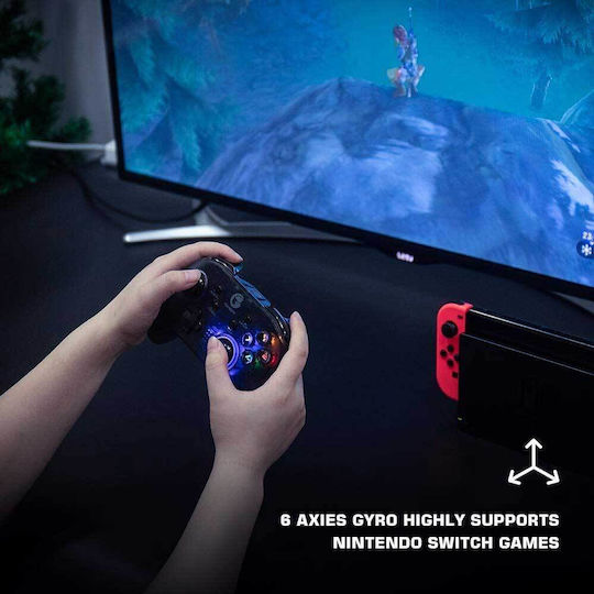Gamesir T4 Ασύρματο Gamepad για PC Διάφανο