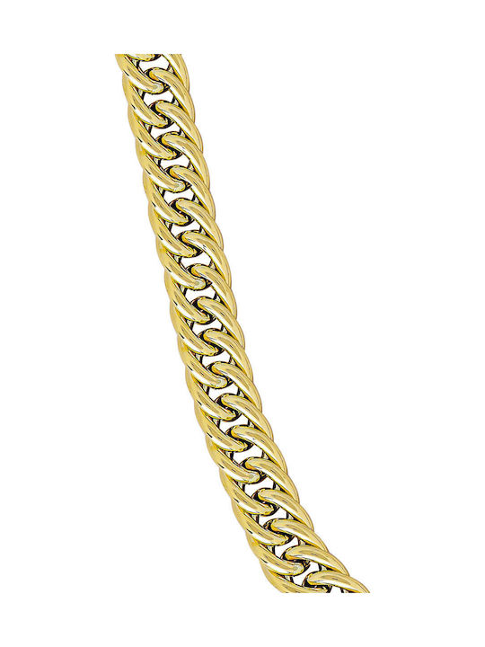 Kiriakos Gofas Gold Chain Neck 14K Thin Thickness 5.35mm and Length 55cm