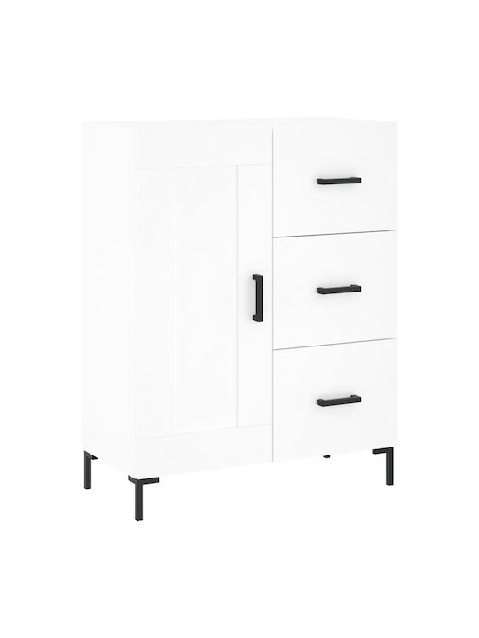 Bufet cu Sertare Alb 69.5x34x90cm