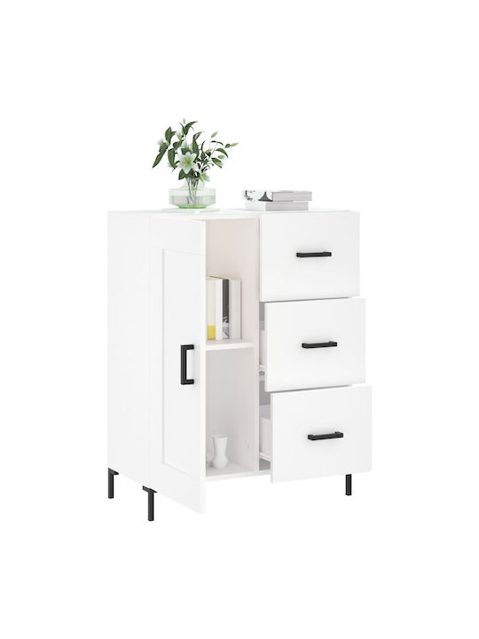 Bufet cu Sertare Alb 69.5x34x90cm