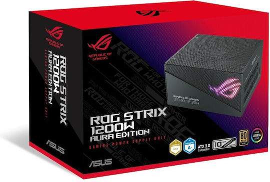 Asus ROG Strix Aura Edition 1200W Μαύρο Τροφοδοτικό Υπολογιστή Full Modular 80 Plus Gold