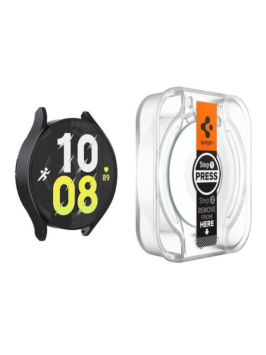 Spigen EZ FIT GLAS.tR Tempered Glass for the Galaxy Watch6 44mm 2pcs AGL06520