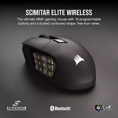 Corsair Scimitar RGB Elite Wireless Gaming Mouse 18000 DPI Black