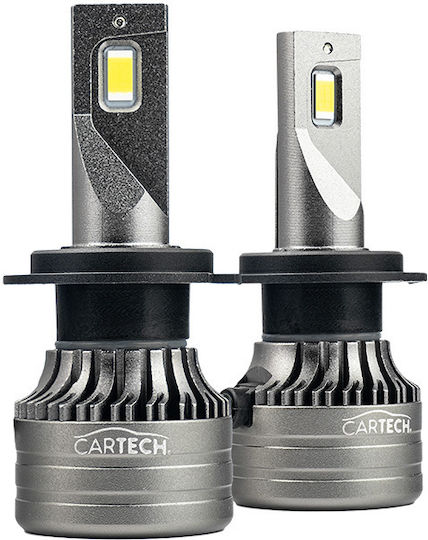 Cartech Λάμπες H7 LED 6500K Ψυχρό Λευκό 60W 2τμχ