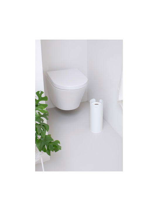 Brabantia De perete Suport de hârtie Plastic Albă