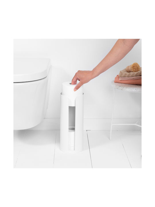 Brabantia De perete Suport de hârtie Plastic Albă