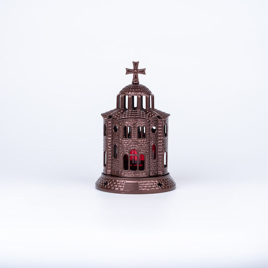 Ποτήρι για Καντήλι Μεταλλικό 19x11cm 0207