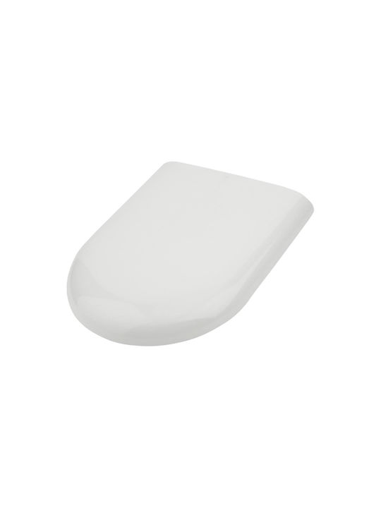 TechnoSet Toilettenbrille Bakelit 41.5-45.5x35cm Weiß