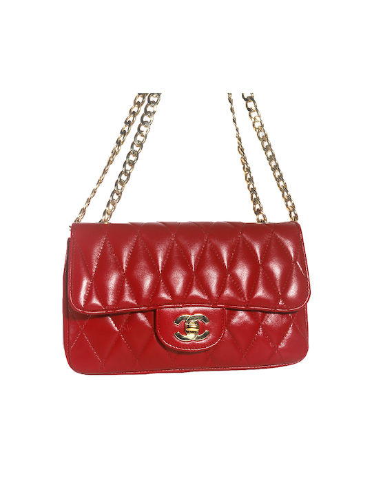 Ageridis Leather Leather Women's Bag Red