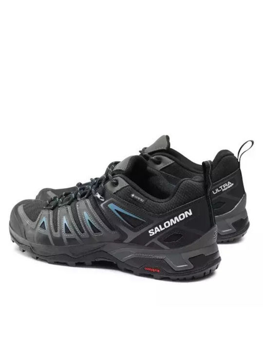 Salomon X Ultra Pioneer Gtx Men's Hiking Shoes Waterproof with Gore-Tex Membrane Black