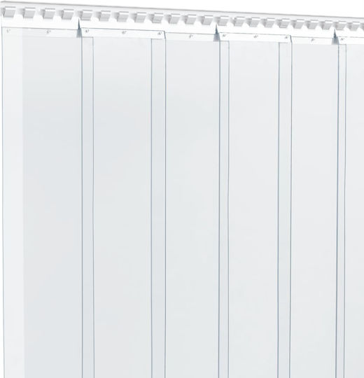 vidaXL Shower Curtain Track with Suction Cup Stainless Steel Silver Ø30mm 100cm