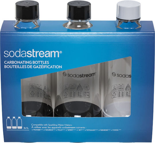 Sodastream Бутилка Контейнер за Машина за Сода 3 Брой