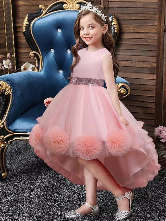 TakTakBaby Kids Dress Tulle Sleeveless Pink