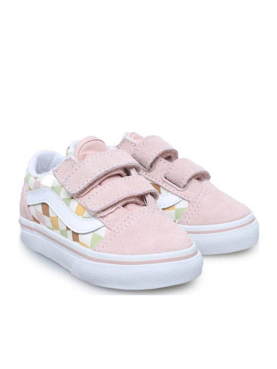 Old Skool V Kids Sneakers with Scratch Multicolour