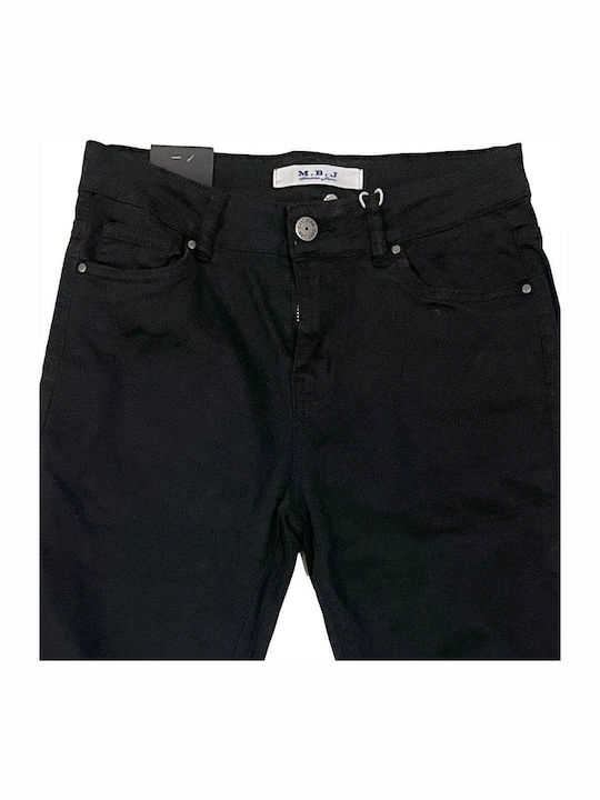 Damen Stoff Hose Schwarz