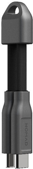 Nomad Chargekey USB 2.0 Cable USB-C Male - USB-C 60W Black 1m NM01992585