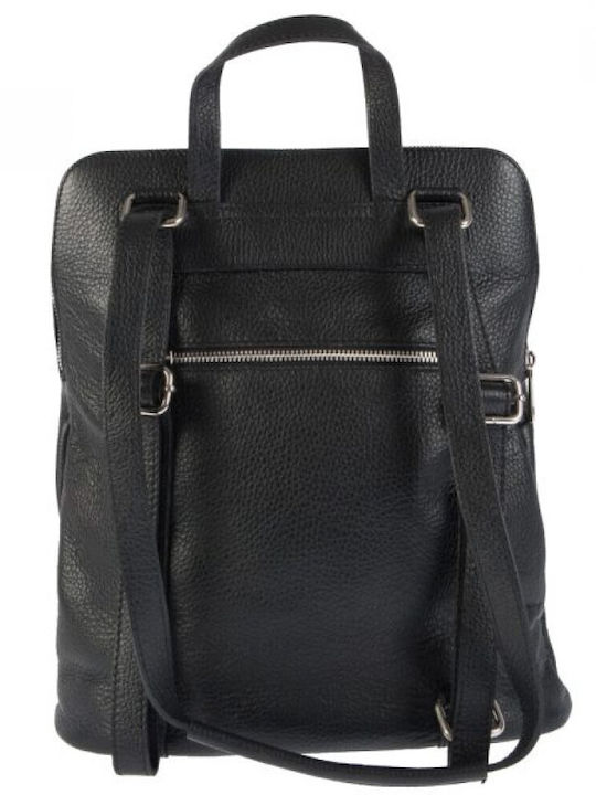 Karras Leder Damen Tasche Rucksack Schwarz