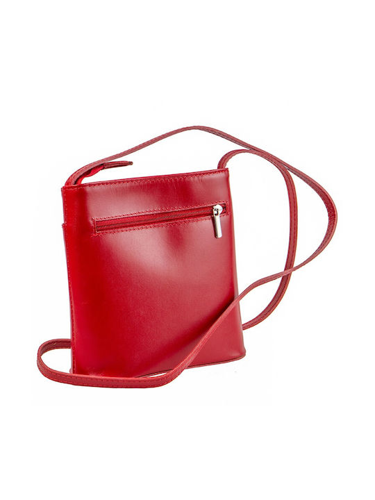 Karras Leather Women's Bag Crossbody Red