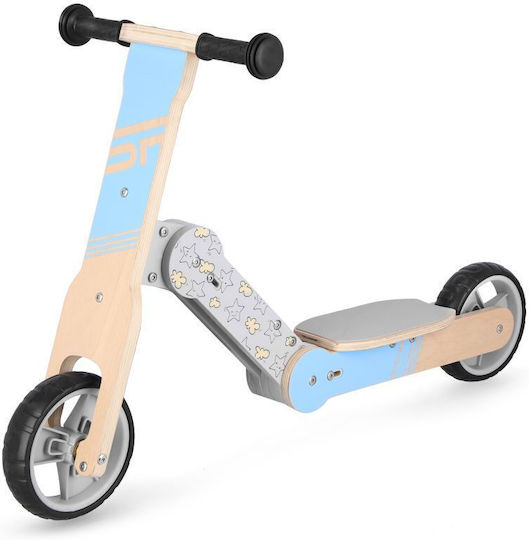 Spokey Kinderroller Klappbar Wooride 2-Rad mit Sitz Mehrfarbig