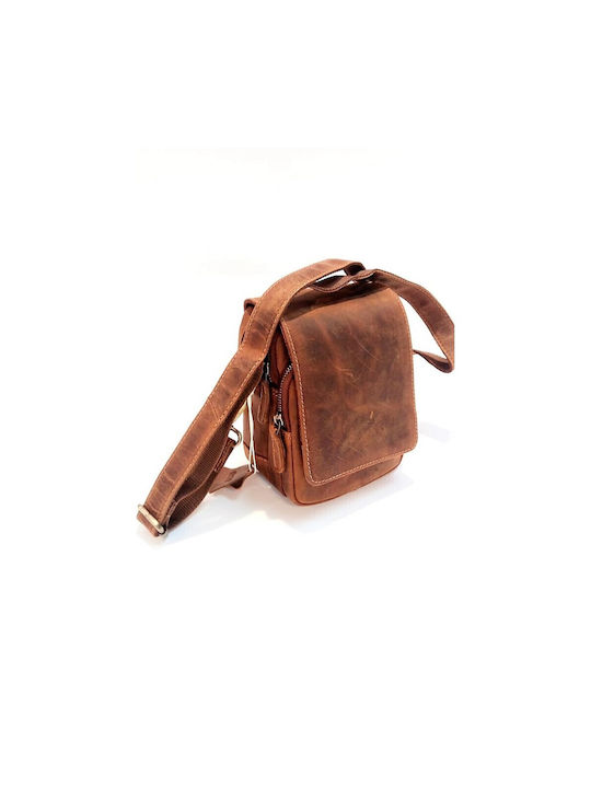 Karras Leather Men's Bag Shoulder / Crossbody Brown