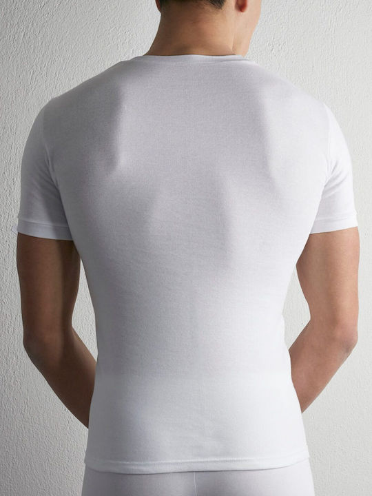 Anatolia Men's Undershirt Short-sleeved in White Color