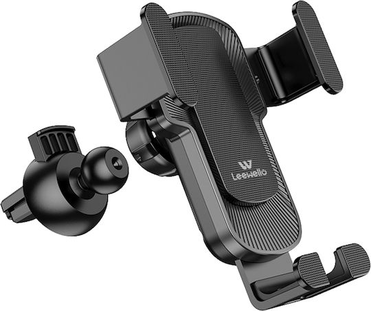 Leewello Handyhalterung Auto 4.5" - 7" mit verstellbaren Haken Schwarz