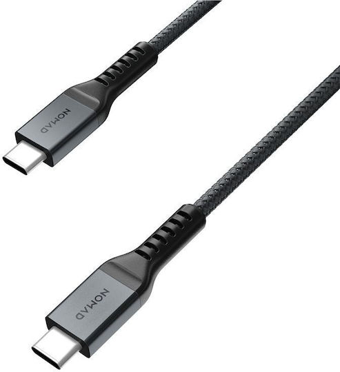 Nomad Kevlar Braided USB 2.0 Cablu USB-C bărbătesc - USB-C 100W Negru 1.5m (NM01321385)